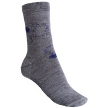 Icebreaker City Ultralite Socks - Merino Wool, 3/4 Crew (For Women) in Twister - 2nds