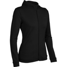 Icebreaker City260 Villa Shirt - Hooded, Long Sleeve (For Women) in Black - Closeouts