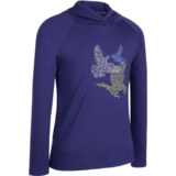 Icebreaker Crash Hooded Shirt - UPF 50+, Merino Wool, Long Sleeve (For Kids and Youth)