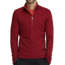 Icebreaker Crosscut 320 Shirt - Merino Wool, Neck Zip, Long Sleeve (For Men) in Mars - Closeouts