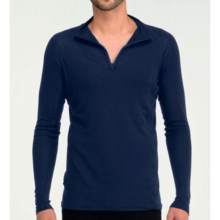 Icebreaker Everyday Base Layer Top - Merino Wool, Zip Neck, Long Sleeve (For Men) in Planet - Closeouts