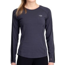 Icebreaker GT 150 Run Quest T-Shirt - Merino Wool, Long Sleeve (For Women) in Pantsher - Closeouts