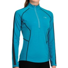 Icebreaker GT 200 Quest Zip Neck Base Layer Top - UPF 50+, Merino Wool, Long Sleeve (For Women) in Gulf - Closeouts