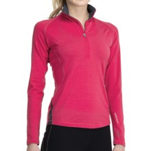 Icebreaker GT 260 Express Shirt - Merino Wool, Zip Neck, Long Sleeve (For Women) in Cherub - Closeouts