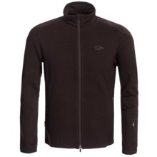 Icebreaker GT 320 Ascent Shirt - Merino Wool, Full Zip, Long Sleeve (For Men) in Espresso - Closeouts