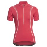 Icebreaker GT Bike Halo Cycling Jersey - Merino Wool, Zip Neck, Short Sleeve (For Women)