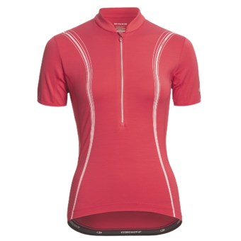 Icebreaker GT Bike Halo Cycling Jersey - Merino Wool, Zip Neck, Short Sleeve (For Women) in Sari