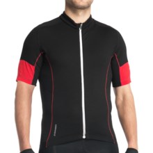 Icebreaker GT Bike Link Jersey - Stretch Merino Wool, Short Sleeve (For Men) in Black - Closeouts