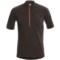Icebreaker GT Bike Roto Cycling Jersey - Merino Wool, Zip Neck, Short Sleeve (For Men) in Oak/Pewter