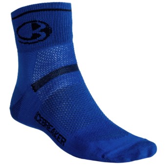Icebreaker GT Multisport Superlite Mini Socks - Merino Wool, Quarter-Crew (For Men) in Royal/Ink/Royal