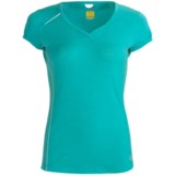 Icebreaker GT Run Rush T-Shirt - Merino Wool, V-Neck, Short Sleeve (For Women)