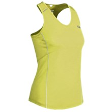 Icebreaker GT Run Rush Tank Top - Merino Wool (For Women) in Citrine - Closeouts