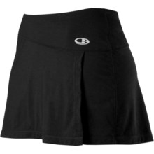 Icebreaker GT Run Swift Skort - Stretch Merino Wool (For Women) in Black - Closeouts