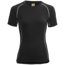 Icebreaker GT150 Dash Base Layer Top - Merino Wool, Lightweight, Short Sleeve (For Women) in Black/Silver - Closeouts