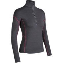 Icebreaker GT200 Chase Shirt - Merino Wool, Lightweight, Long Sleeve (For Women) in Panther - Closeouts