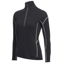 Icebreaker GT200 Chase Top - Merino Wool, Lightweight, Long Sleeve (For Women) in Black/Black - Closeouts