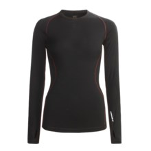 Icebreaker GT200 Pace Base Layer Top - Merino Wool, Crew Neck, Long Sleeve (For Women) in Black - Closeouts