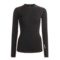 Icebreaker GT200 Pace Base Layer Top - Merino Wool, Crew Neck, Long Sleeve (For Women) in Black