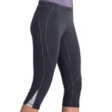 Icebreaker GT200 Pace Legless Capris - Stretch Merino Wool (For Women) in Panther - Closeouts
