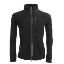 Icebreaker GT260 Quantum Hooded Shirt - Merino Wool, Full Zip, Long Sleeve (For Men) in Black - Closeouts