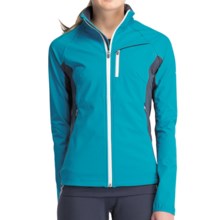 Icebreaker Gust Jacket - UPF 50+, Merino Wool Lining (For Women) in Gulf - Closeouts
