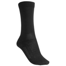 Icebreaker Hike Liner Socks - Merino-Nylon, Crew (For Women) in Black - 2nds