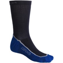 Icebreaker Hike+ Lite Crew Socks - Merino Wool (For Men) in Admiral/Silver/Cobalt - 2nds