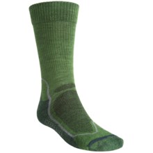 Icebreaker Hike+ Lite Crew Socks - Merino Wool (For Men) in Grass/Twister/Nova - 2nds