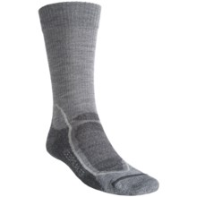 Icebreaker Hike+ Lite Crew Socks - Merino Wool (For Men) in Twister/Silver/Oil - 2nds