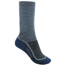 Icebreaker Hike+ Medium Cushion Crew Socks - Merino Wool (For Women) in Ocean/Silver/Atlantic - 2nds