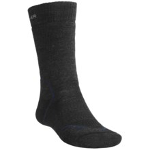 Icebreaker Hike Socks - Merino Wool, Crew (For Men) in Charcoal - 2nds
