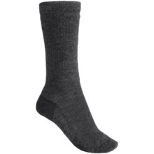 Icebreaker Hike Socks - Merino Wool, Mid Crew (For Women) in Black Heather - 2nds