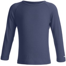 Icebreaker Junior Bodyfit 200 Oasis Base Layer Top - Merino Wool, L/S (For Toddler and Kids) in Ash - Closeouts