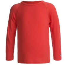 Icebreaker Junior Bodyfit 200 Oasis Base Layer Top - Merino Wool, L/S (For Toddler and Kids) in Coral - Closeouts
