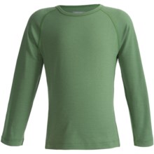 Icebreaker Junior Bodyfit 200 Oasis Base Layer Top - Merino Wool, L/S (For Toddler and Kids) in Pea - Closeouts