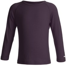 Icebreaker Junior Bodyfit 200 Oasis Base Layer Top - Merino Wool, L/S (For Toddler and Kids) in Pinot - Closeouts