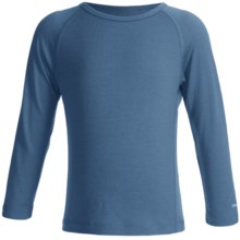 Icebreaker Junior Bodyfit 200 Oasis Base Layer Top - Merino Wool, L/S (For Toddler and Kids) in Thunder - Closeouts