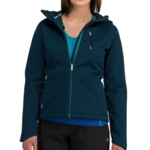 Icebreaker Kenai RF260 Hooded Jacket - UPF 50+, Merino Wool, Soft Shell (For Women) in Eclipse - Closeouts
