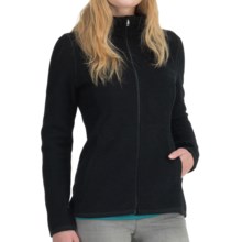 Icebreaker Lily Zip 260 Shirt - UPF 50+, Merino Wool (For Women) in Black - Closeouts