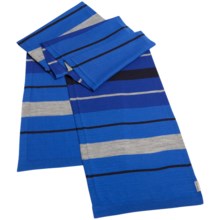 Icebreaker Mayfair Scarf - Merino Wool (For Men and Women) in Cadet/Metro - Closeouts