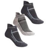 Icebreaker Micro-Sport Bike Sock Grab Bag - 3-Pack, Merino Wool, Below-the-Ankle (For Women)