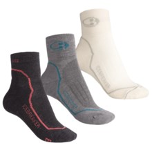 Icebreaker Mini Bike/Run Sock Grab Bag - 3-Pack, Merino Wool, Quarter-Crew (For Women) in Asst - 2nds
