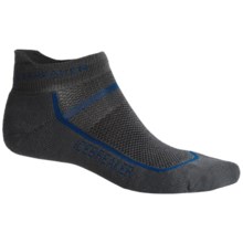 Icebreaker Multisport Cushion Socks - Merino Wool, Below-the-Ankle (For Men) in Oil/Cadet/Oil - 2nds