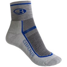 Icebreaker Multisport Lite Mini Socks - Merino Wool (For Women) in G38 Silver/Odessa/Silver - 2nds