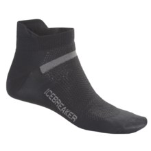 Icebreaker Multisport Superlite Micro Socks - Merino Wool, Lightweight, Below-the-Ankle (For Men) in Oil - Closeouts