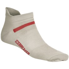 Icebreaker Multisport Superlite Micro Socks - Merino Wool, Lightweight, Below-the-Ankle (For Men) in Silver - Closeouts