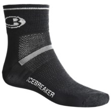 Icebreaker Multisport Ultralite Socks - Merino Wool, Quarter-Crew (For Men) in Oil/Silver/Oil - 2nds