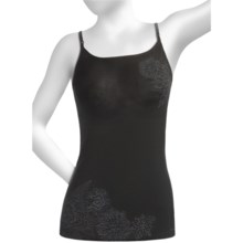 Icebreaker Nature 150 Siren Cami Top - Merino Wool (For Women) in Black Meadow Print - Closeouts