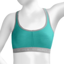 Icebreaker Nature 150 Sprite Sports Bra - Merino Wool, Racerback (For Women) in Tropic - Closeouts