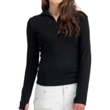 Icebreaker Nexus Sweater - Merino Wool, UPF 50+, Zip Neck (For Women) in Black - Closeouts